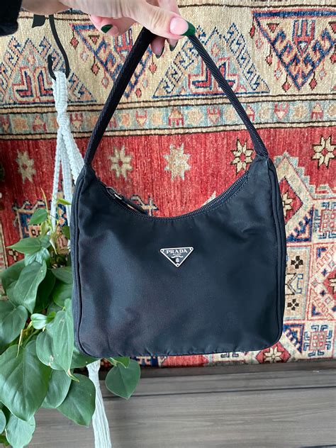 Prada Nylon Tessuto Hobo — Vic's Vintage